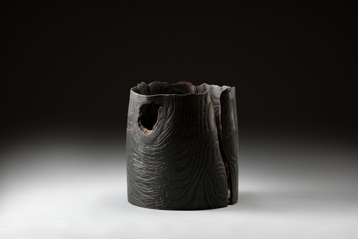 Esche geflammt, 36 × 28 cm - Andreas Senoner